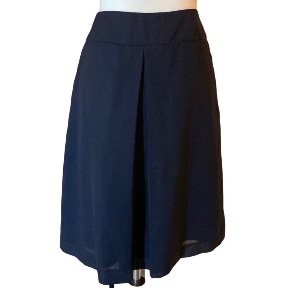 Banana Republic black wool blend skirt Size 8